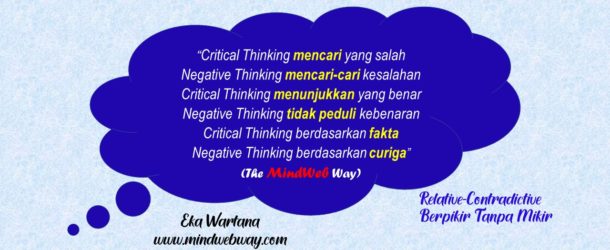 Critical Thinking vs Negative Thinking